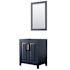 Dark Blue / Brushed Gold Hardware