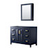 Dark Blue / Brushed Gold Hardware