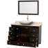 Open Vanity View with Mirror