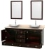 Open Vanity View with Mirror