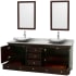 Open Vanity View with Mirror