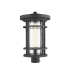 Z-Lite Jordan 20" Tall Outdoor Single Head Post Light Black