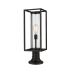 Z-Lite Dunbroch 24" Tall Outdoor Pier Mount Post Light Black