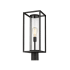 Z-Lite Dunbroch 22" Tall Outdoor Single Head Post Light Black