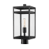 Z-Lite Nuri 18" Tall Outdoor Single Head Post Light Black