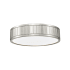 Z-Lite Madison 13" Wide LED Flush Mount Drum Ceiling Fixture Brushed Nickel