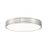 Z-Lite Madison 21" Wide LED Flush Mount Drum Ceiling Fixture Brushed Nickel
