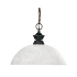 Z-Lite Riviera 1 Light Pendant with Glass Shade Olde Bronze