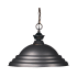 Z-Lite Riviera 1 Light Full Sized Pendant with Stepped Olde Bronze Shade Olde Bronze