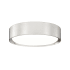 Z-Lite Kawan 12" Wide Flush Mount Drum Ceiling Fixture Brushed Nickel