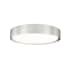 Z-Lite Kawan 16" Wide Flush Mount Drum Ceiling Fixture Brushed Nickel