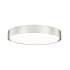 Z-Lite Kawan 20" Wide Flush Mount Drum Ceiling Fixture Brushed Nickel