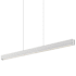 Z-Lite Hudson 55" Wide Linear Chandelier Brushed Nickel