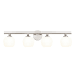 Z-Lite Neoma 4 Light 8" Wide Vanity Light Brushed Nickel