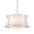 Z-Lite Lenyx Pendant 6 Light 26" Wide Drum Chandelier Brushed Nickel