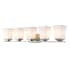 Z-Lite Darcy 5 Light 38" Wide Bathroom Vanity Light Brushed Nickel