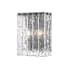Z-Lite Glacier 12" Tall Bathroom Sconce Matte Black