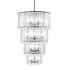 Z-Lite Glacier 18 Light 31" Wide Waterfall Chandelier Matte Black