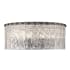Z-Lite Glacier 8 Light 21" Wide Flush Mount Drum Ceiling Fixture Matte Black
