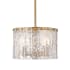 Z-Lite Glacier 3 Light 13" Wide Pendant Modern Gold