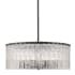 Z-Lite Glacier 10 Light 27" Wide Drum Chandelier Matte Black