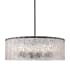 Z-Lite Glacier 12 Light 33" Wide Drum Chandelier Matte Black