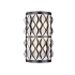 Z-Lite Harden 2 Light 15" Tall Wall Sconce Matte Black