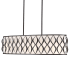 Z-Lite Harden 10 Light 43" Wide Linear Chandelier Matte Black