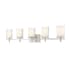 Z-Lite Grayson 5 Light 40" Wide Vanity Light Brushed Nickel