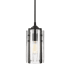 Z-Lite Alverton 6" Wide Mini Pendant Matte Black