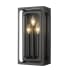 Z-Lite Easton 3 Light 16" Tall Wall Sconce Matte Black