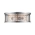 Z-Lite Camellia 4 Light 20" Wide Flush Mount Drum Ceiling Fixture Brushed Nickel