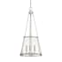 Z-Lite Prescott 3 Light 12" Wide Pendant Brushed Nickel