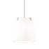 Z-Lite Weston 3 Light 13" Wide Pendant with Shade Brushed Nickel