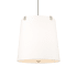 Z-Lite Weston 5 Light 18" Wide Pendant with Shade Brushed Nickel