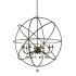 Z-Lite Acadia 10 Light 36" Wide Globe Chandelier with Crystal Spheres Golden Bronze