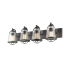 Z-Lite Mariner 32" Wide Bathroom Light with Seedy Glass Bronze