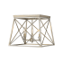 Z-Lite Trestle 3 Light 14" Wide Semi-Flush Ceiling Fixture Antique Silver