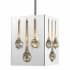 Z-Lite Oberon Single Light 7" Wide Crystal Droplet Pendant Chrome