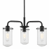 Z-Lite Delaney 3 Light 20" Wide Chandelier Matte Black