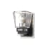 Z-Lite Jackson 8" Tall Bathroom Sconce Brushed Nickel / Matte Black