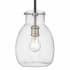 Z-Lite Bella 8" Wide Mini Pendant Matte Black / Brushed Nickel