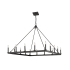 Z-Lite Barclay 16 Light 45" Wide Taper Candle Chandelier Matte Black
