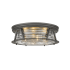 Z-Lite Cape Harbor 4 Light 20" Wide Flush Mount Drum Ceiling Fixture Bronze