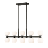 Z-Lite Artemis 10 Light 40" Wide Linear Chandelier Matte Black