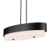 Z-Lite Counterpoint 5 Light 42" Wide Linear Chandelier Matte Black