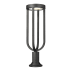 Z-Lite Leland 29" Tall Marine Grade Post Light Sand Black