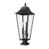 Z-Lite Gannon 5 Light 42" Tall Marine Grade Post Light Black