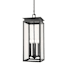 Z-Lite Nova 4 Light 11" Wide Outdoor Mini Pendant Black
