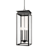Z-Lite Nova 5 Light 13" Wide Outdoor Pendant Black